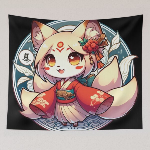 Item preview, Kitsune Joy designed and sold by RW Art Prints.
