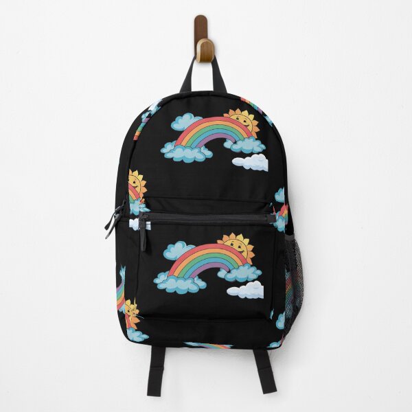Item preview, RAINBOW IN CLOUDS AND SUN designed and sold by YourTrendyTees.