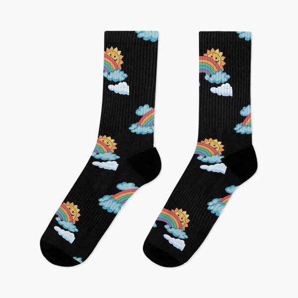 Item preview, RAINBOW IN CLOUDS AND SUN  designed and sold by YourTrendyTees.