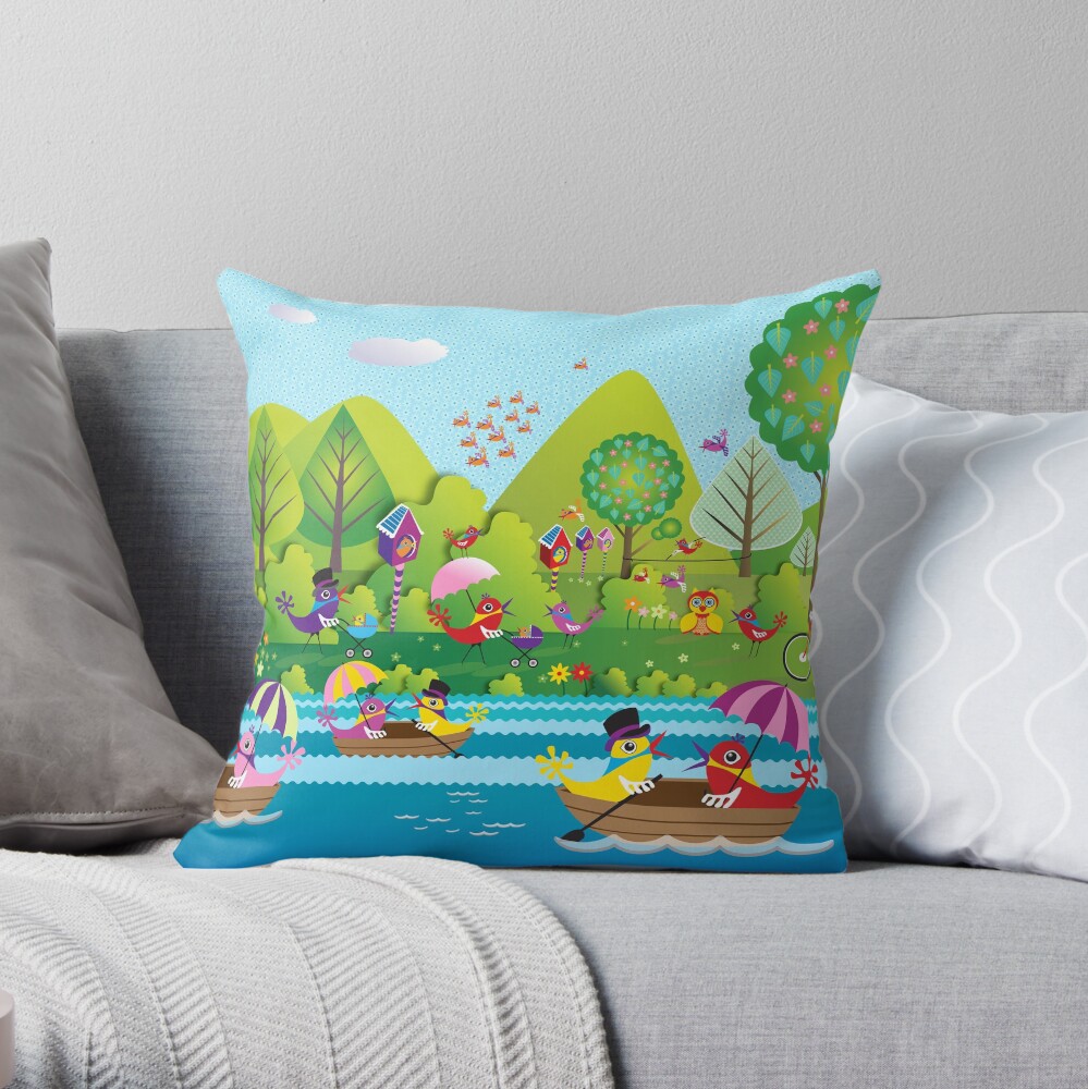 Item preview, Throw Pillow designed and sold by MagsBirdy.