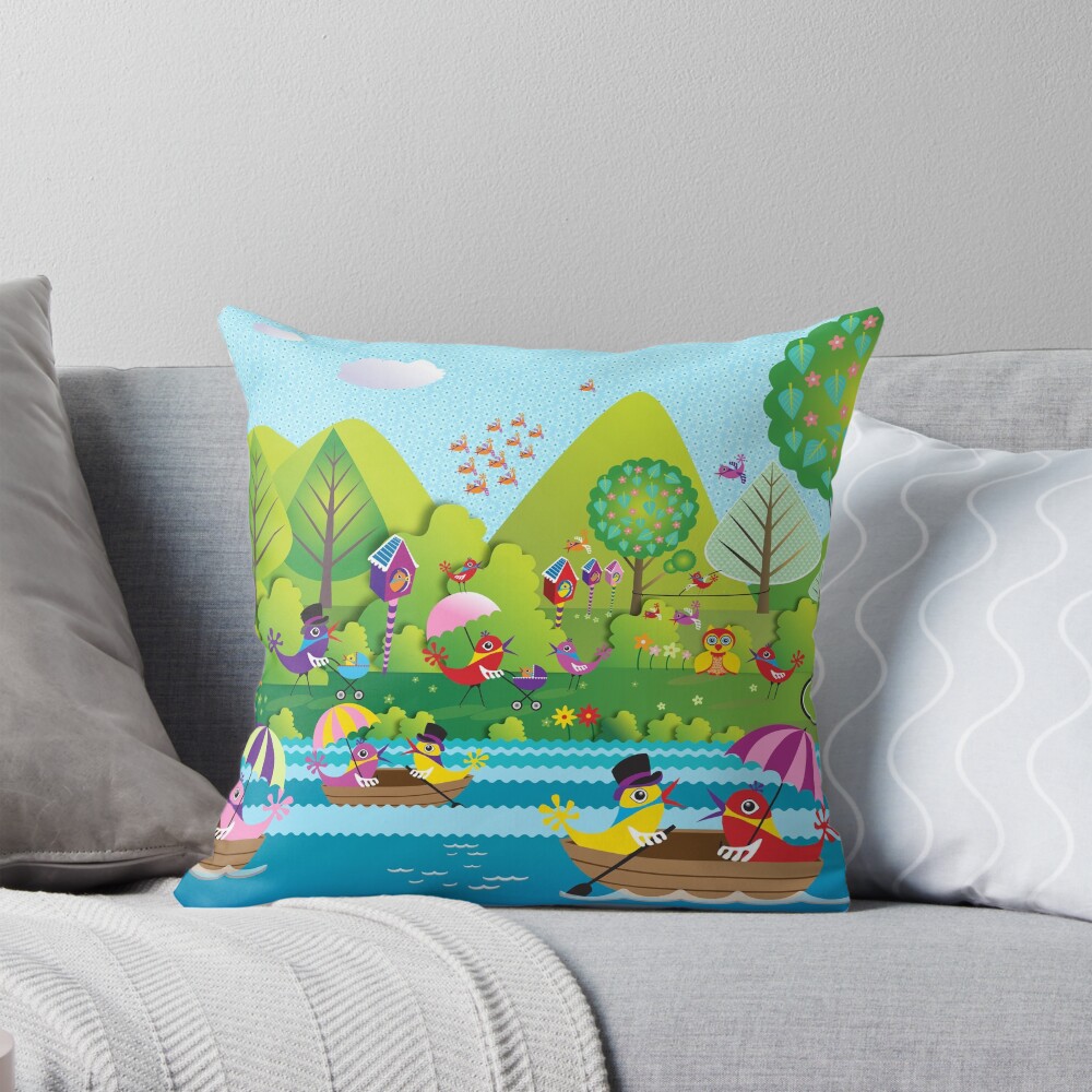 Item preview, Throw Pillow designed and sold by MagsBirdy.