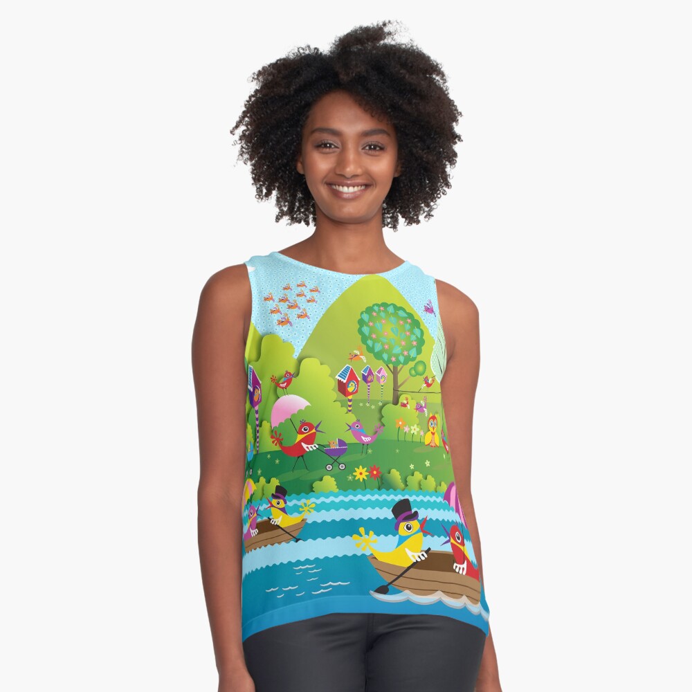 Item preview, Sleeveless Top designed and sold by MagsBirdy.