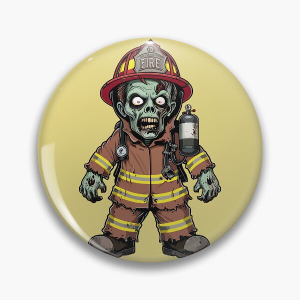 Item preview, Zombie Firefighter designed and sold by MaateoDesign.