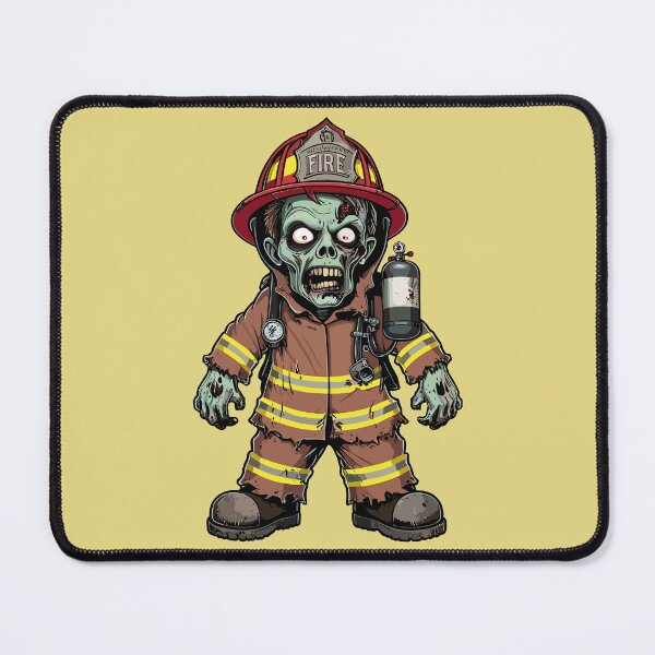 Item preview, Zombie Firefighter designed and sold by MaateoDesign.