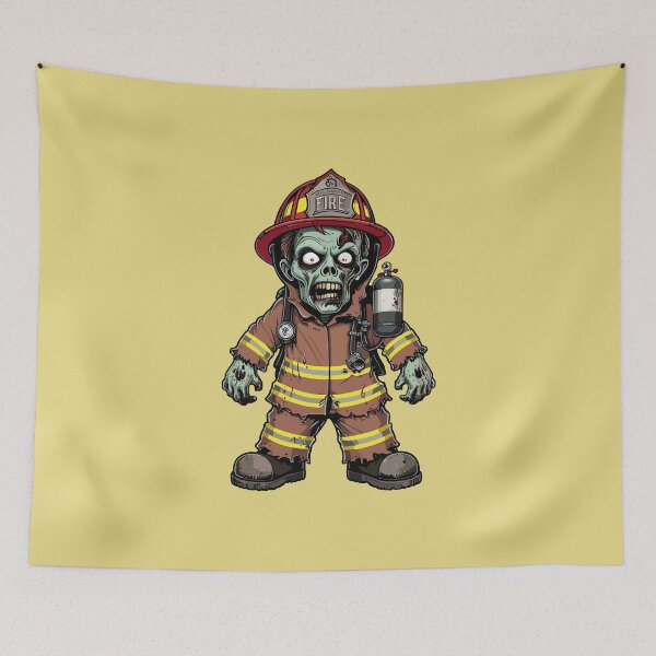 Item preview, Zombie Firefighter designed and sold by MaateoDesign.