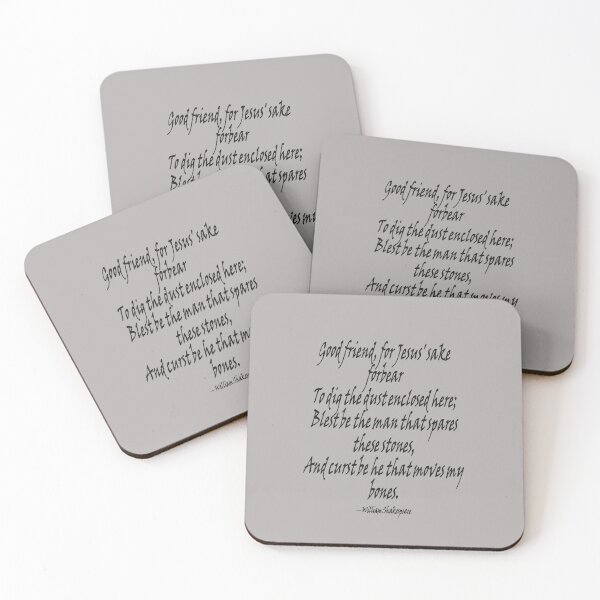 Item preview, Shakespeares Grave Robbers Epitaph And Curse 3 designed and sold by taiche.