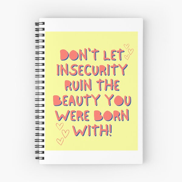 Item preview, Inspirational Self-Love T-Shirt - 'Don't Let Insecurity Ruin Your Beauty' Motivational Quote designed and sold by ShopWithDreams.