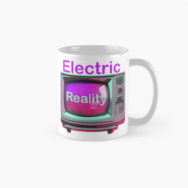 Artikelvorschau, Ästhetisches elektrisches Reality-TV im Vaporwave-Stil entworfen und verkauft von analogsandpixel.