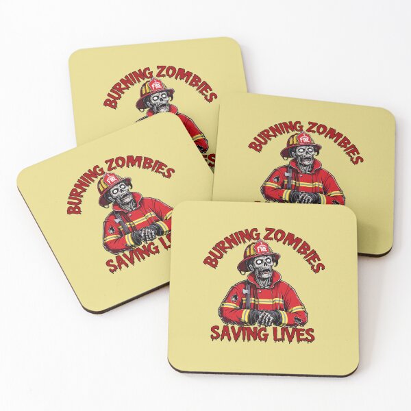 Item preview, Zombie Firefighter - Burning Zombies Saving Lives designed and sold by MaateoDesign.