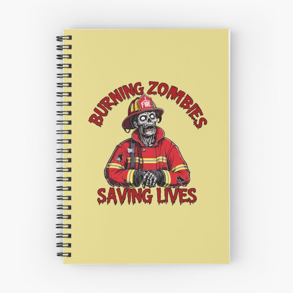 Item preview, Zombie Firefighter - Burning Zombies Saving Lives designed and sold by MaateoDesign.