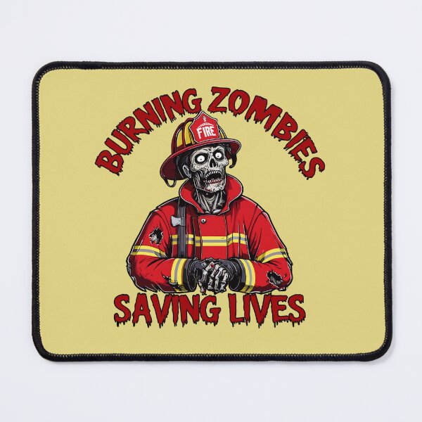 Item preview, Zombie Firefighter - Burning Zombies Saving Lives designed and sold by MaateoDesign.