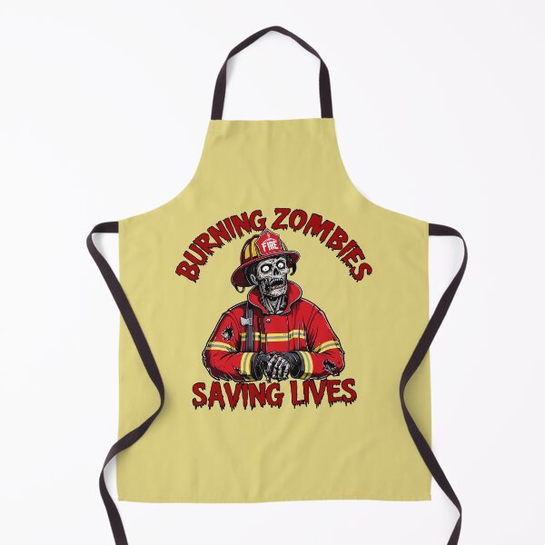 Item preview, Zombie Firefighter - Burning Zombies Saving Lives designed and sold by MaateoDesign.