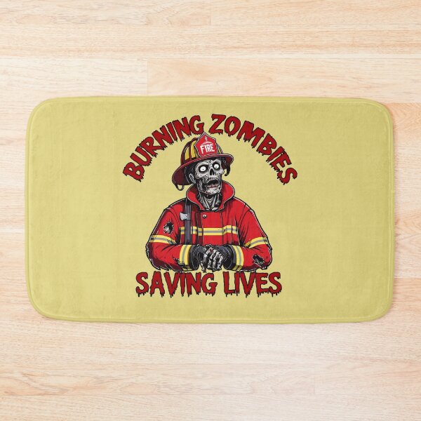 Item preview, Zombie Firefighter - Burning Zombies Saving Lives designed and sold by MaateoDesign.