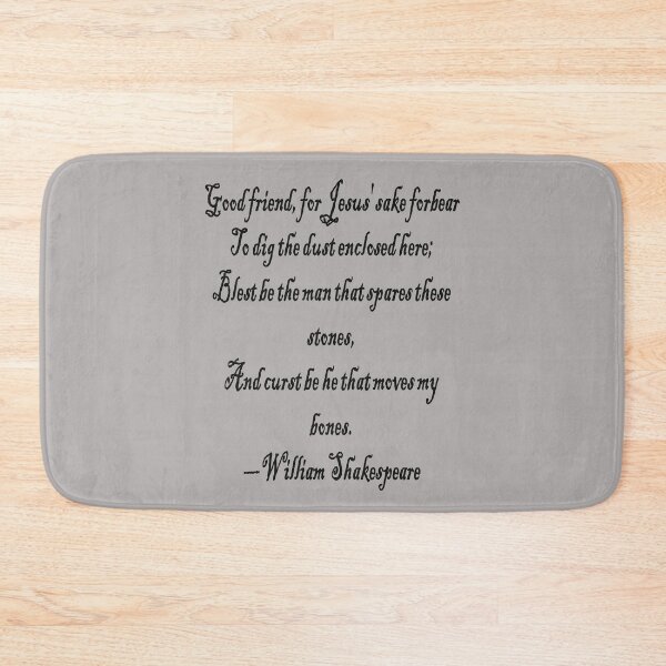 Item preview, Shakespeares Grave Robbers Epitaph And Curse 4 designed and sold by taiche.