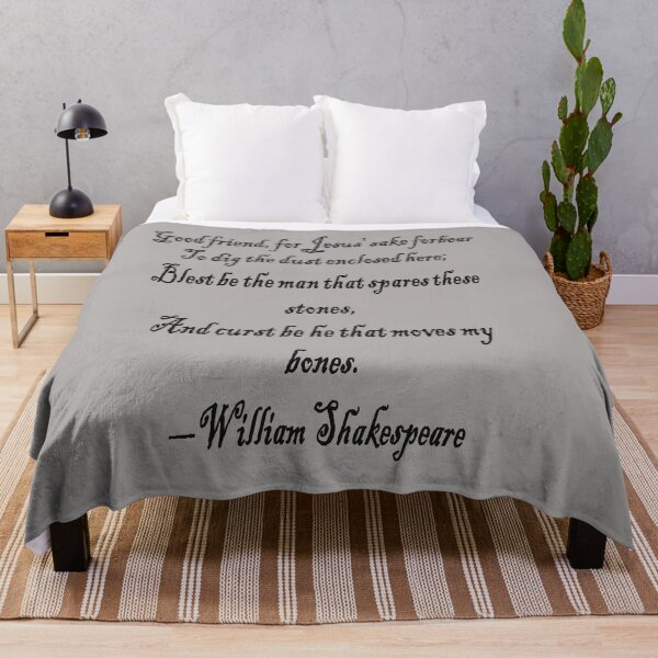 Item preview, Shakespeares Grave Robbers Epitaph And Curse 4 designed and sold by taiche.