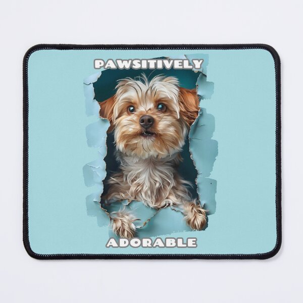Item preview, Pawsitively Adorable Teacup Havanese Yorkshire Terrier dog lover collection designed and sold by FusionBrush.