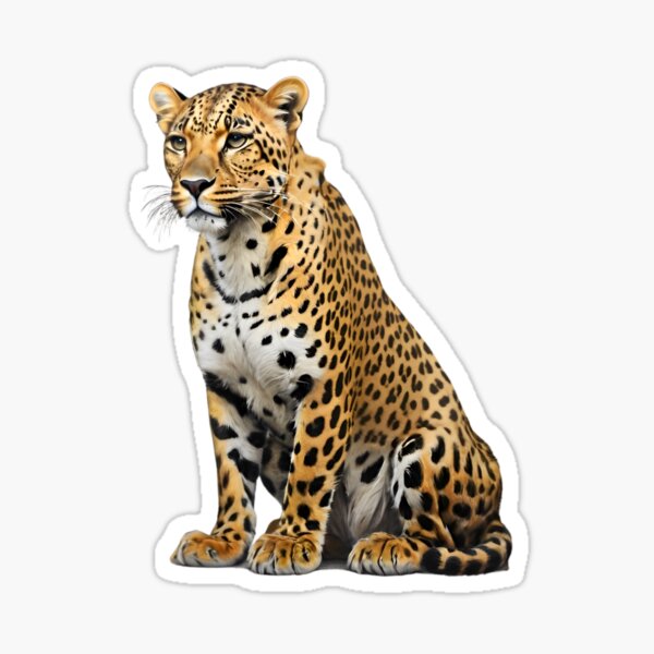 Item preview, Un leopardo sentado designed and sold by inside96.