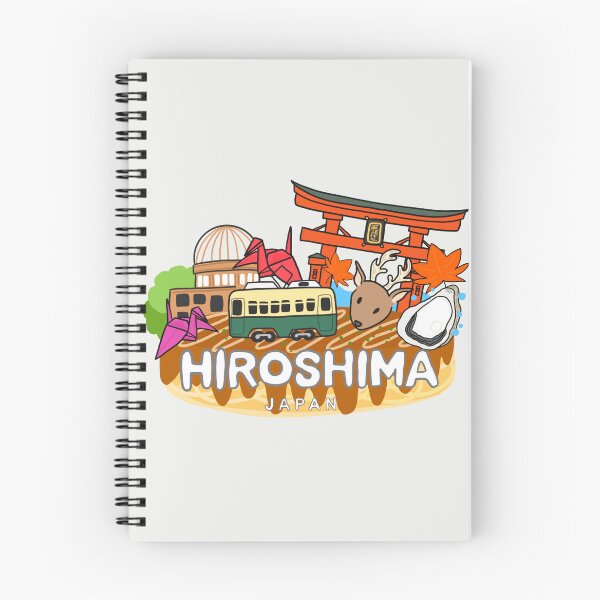 Item preview, HIROSHIMA Love Japan Hiroshima Logo Cute Japanese Travel  Art Miyajima Souvenir T-Shirt Sticker designed and sold by Marinaaa010.