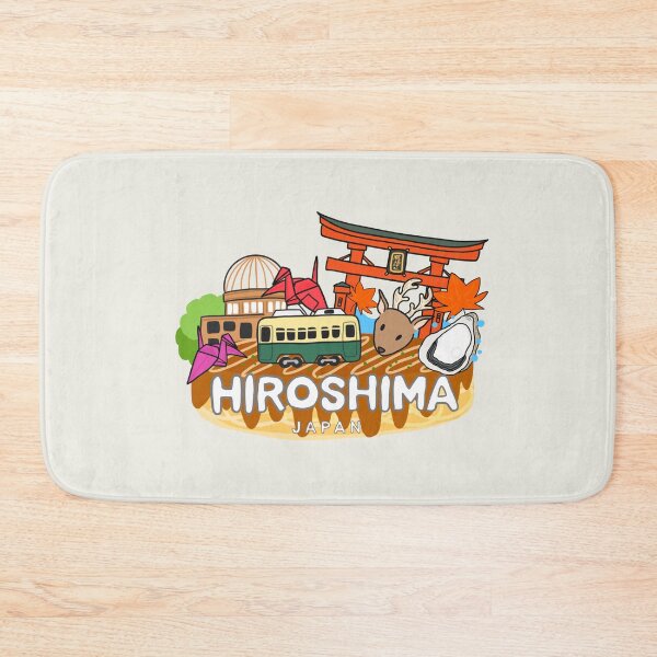 Item preview, HIROSHIMA Love Japan Hiroshima Logo Cute Japanese Travel  Art Miyajima Souvenir T-Shirt Sticker designed and sold by Marinaaa010.