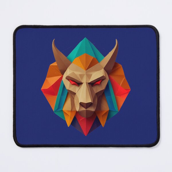 Item preview, A traditional devil mask, origami, camel vector art #2 designed and sold by VugArtShop.