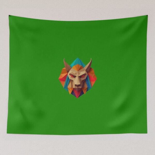 Item preview, A traditional devil mask, origami, camel vector art #2 designed and sold by VugArtShop.