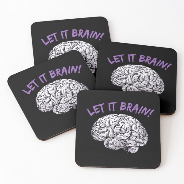 Item preview, Let it brain! - wise human organ quotes designed and sold by LessStressNerd.