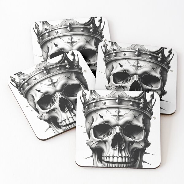 Item preview, Royal Skull with Broken Gothic Crown designed and sold by SoulGame.