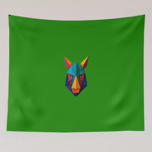 Item preview, A traditional devil mask, origami, donkey vector art designed and sold by VugArtShop.