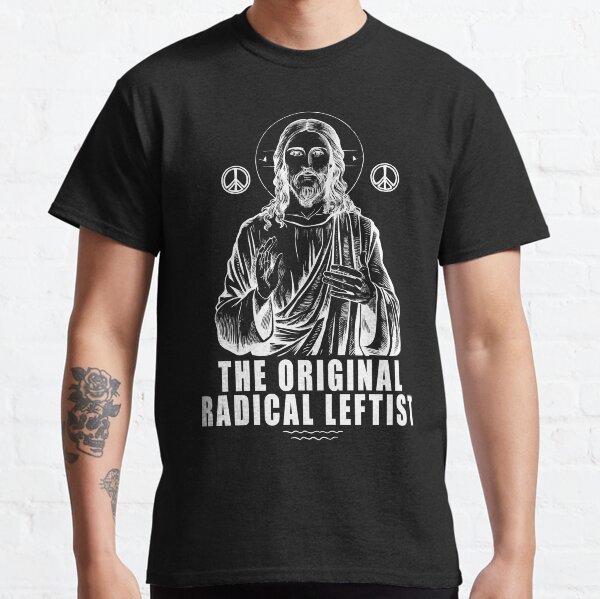Vista previa del artículo con la obra «El izquierdista radical original», diseñado y vendido por Angry Swan Designs.
