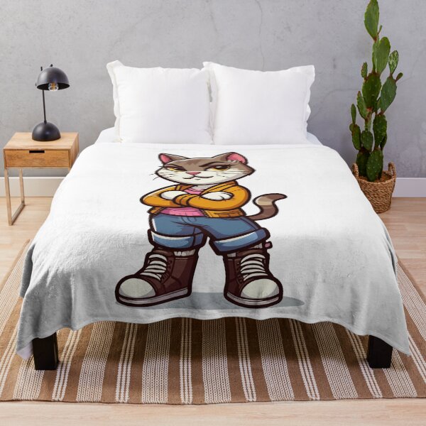 Item preview, Cat Brat: proud with arms crossed designed and sold by ArtEmotionsImages.