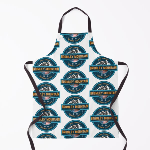 Item preview, Bromley Mountain Vermont Skiing Sticker T-Shirt 01 designed and sold by OuterShellUK.