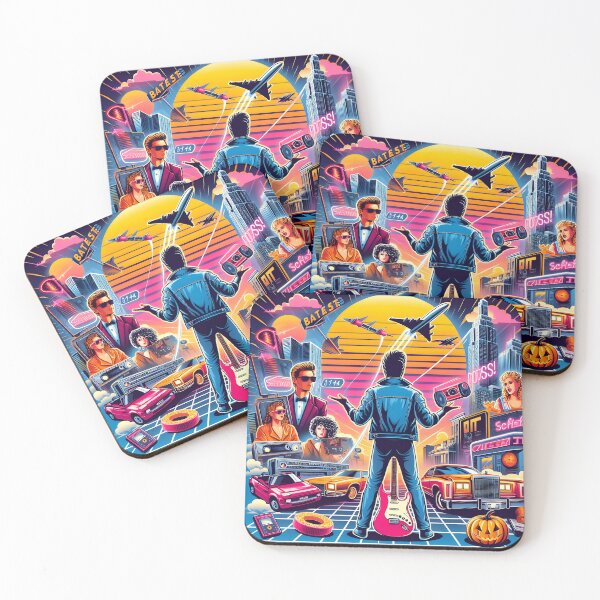 Item preview, Vibrant 80s retro design - perfect for adding vintage charm to any space! designed and sold by PandaTShirtShop.