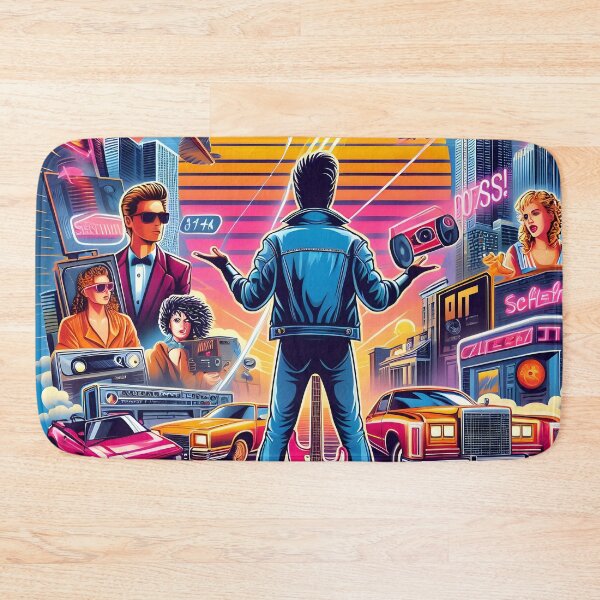 Item preview, Vibrant 80s retro design - perfect for adding vintage charm to any space! designed and sold by PandaTShirtShop.