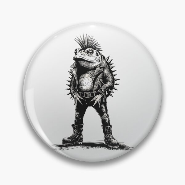 Item preview, Mohican Punk Rocker Frog designed and sold by paulo silveira.