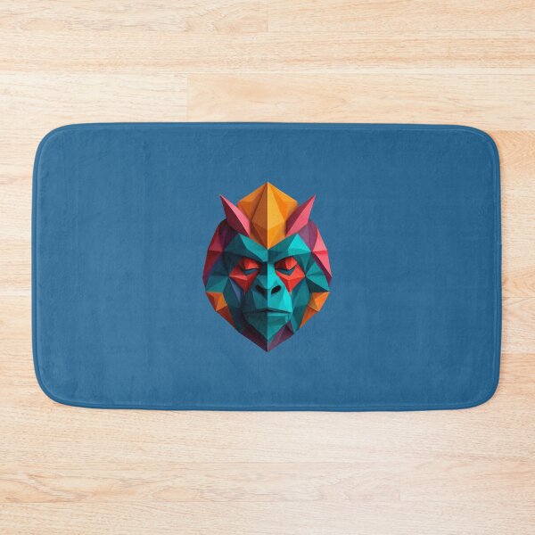 Item preview, A traditional devil mask, origami, gorilla vector art #2 designed and sold by VugArtShop.