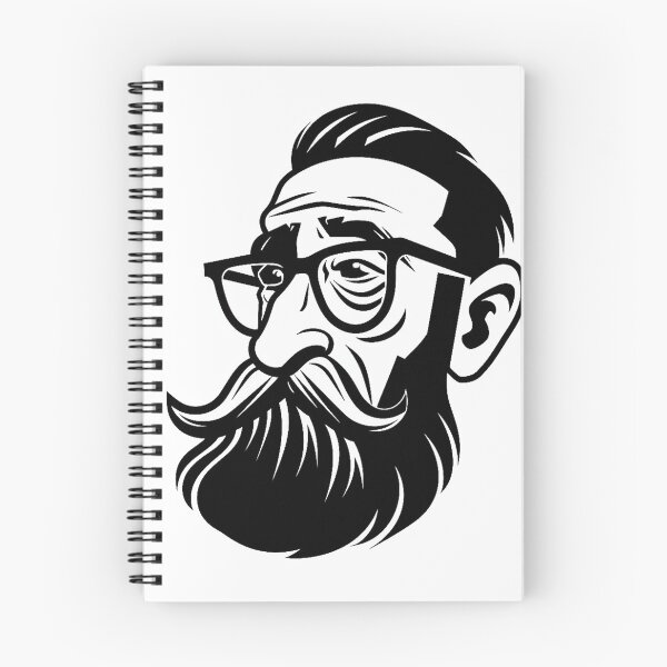 Item preview, MAN WITH A BEARD CARICATURE designed and sold by infinitearte.
