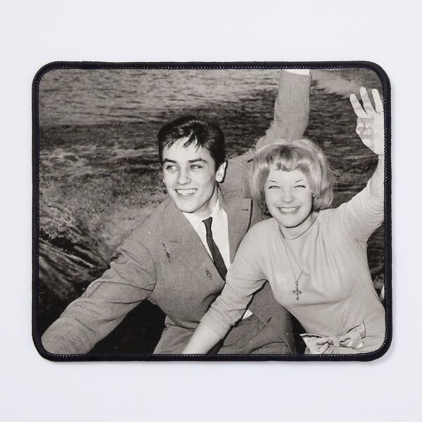 Item preview, Romy Schneider and Alain Delon designed and sold by PeacefulHShop.