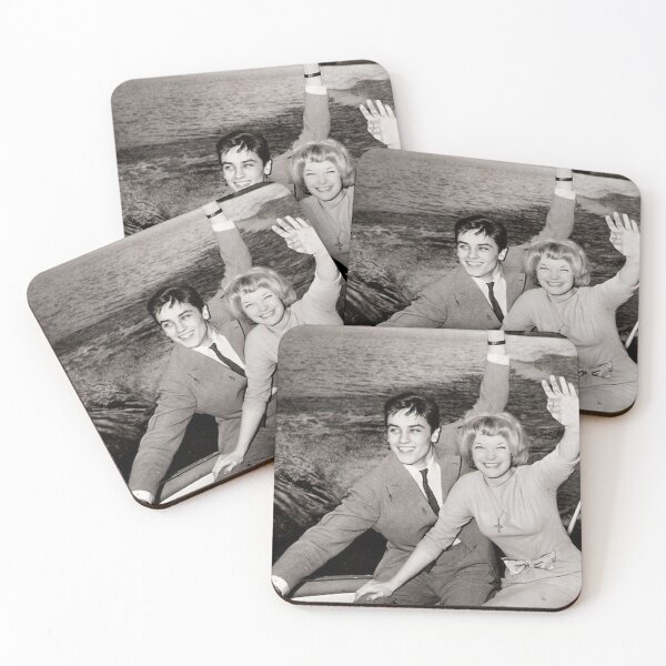 Item preview, Romy Schneider and Alain Delon designed and sold by PeacefulHShop.