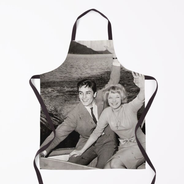 Item preview, Romy Schneider and Alain Delon designed and sold by PeacefulHShop.