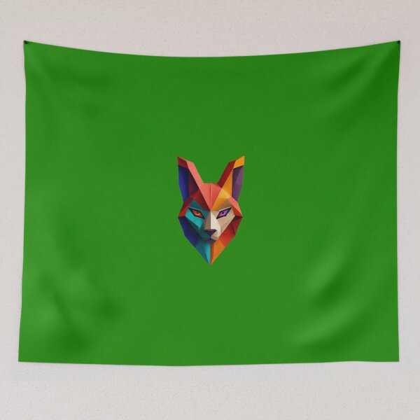 Item preview, A traditional devil mask, origami, hare vector art designed and sold by VugArtShop.