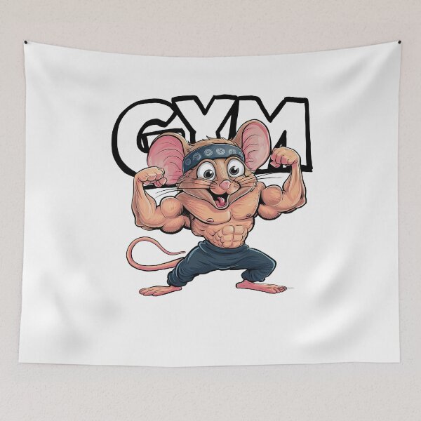 Item preview,  Muscle Mice Gym Lovers' Motivation   designed and sold by Zyziowsky.