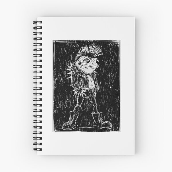 Item preview, Old vintage Mohican Punk Rocker Frog designed and sold by paulo silveira.