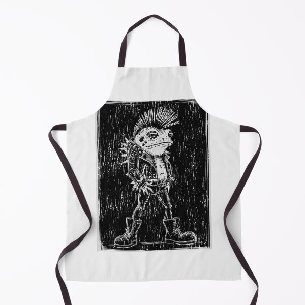 Item preview, Old vintage Mohican Punk Rocker Frog designed and sold by paulo silveira.