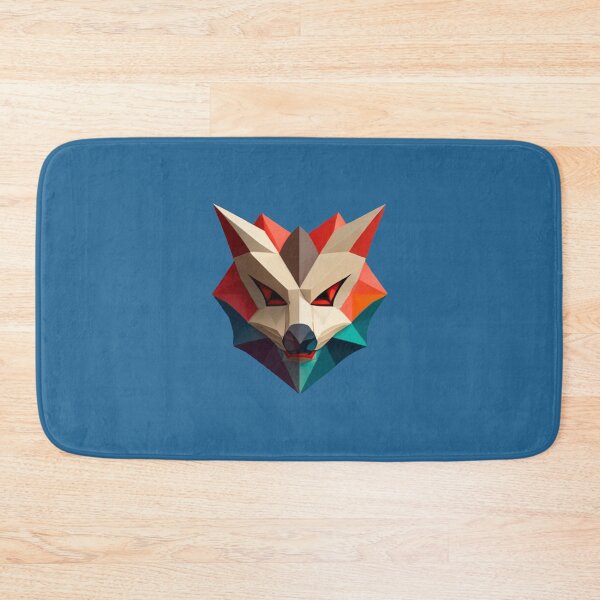 Item preview, A traditional devil mask, origami, hedgehog vector art designed and sold by VugArtShop.