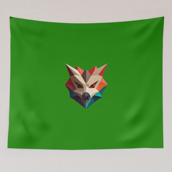 Item preview, A traditional devil mask, origami, hedgehog vector art designed and sold by VugArtShop.