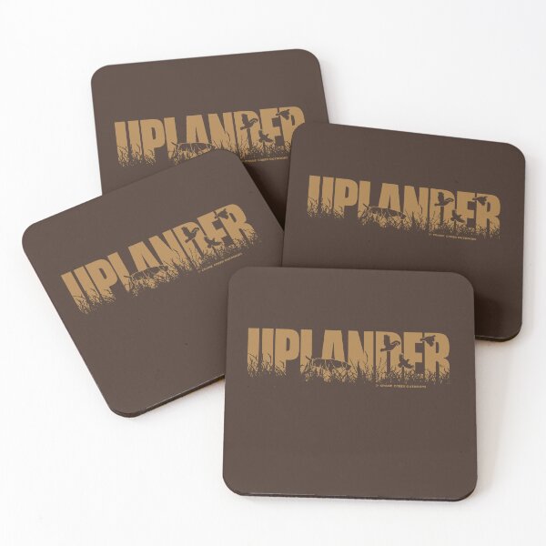 Item preview, Uplander: Wirehair Pointing with Flushing Quail, Tan designed and sold by CraneCreek.
