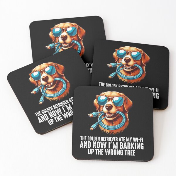 Item preview, The Golden Retriever Ate My Wi-Fi And Now I’m Barking Up the Wrong Tree designed and sold by raedattia.