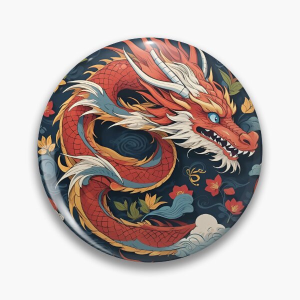 Item preview, Chinese dragon Chinese pattern designed and sold by NarinJintana.