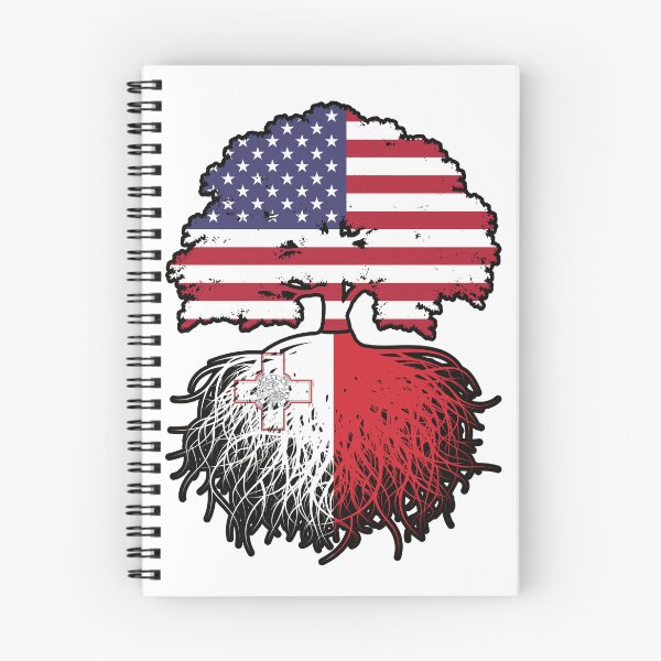 Item preview, Malta Maltese American USA United States America Tree Roots Flag designed and sold by FlagX.
