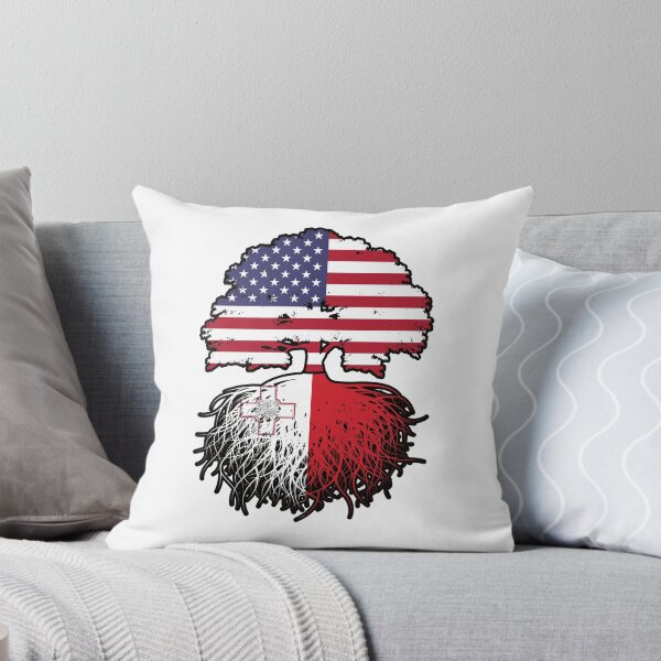 Item preview, Malta Maltese American USA United States America Tree Roots Flag designed and sold by FlagX.